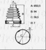 FIRST LINE FCB6368 Bellow, driveshaft